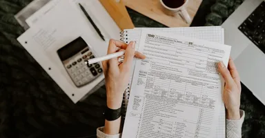 Desk with operational paperwork and checklist materials